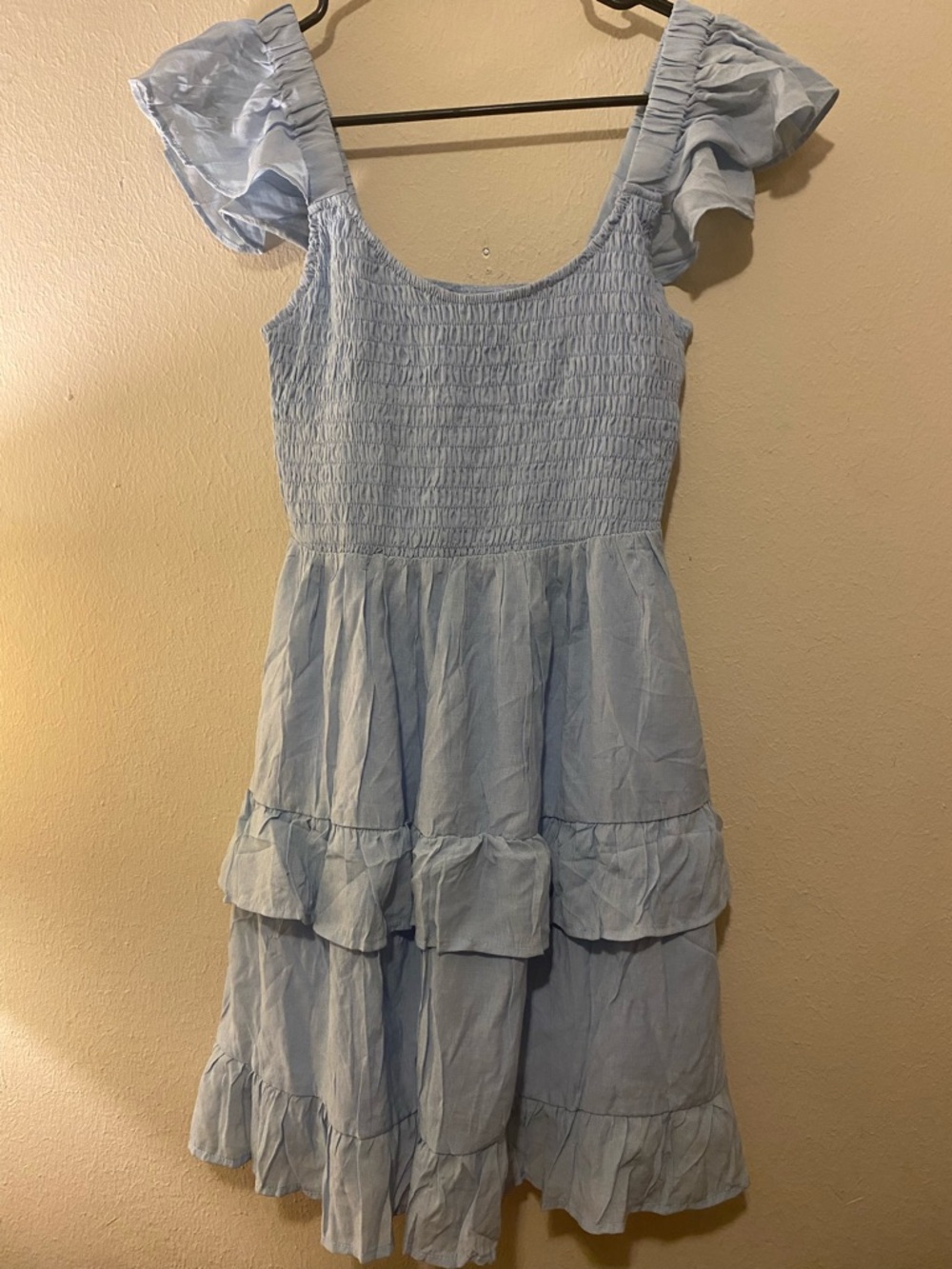 Women’s Blue Tiered Summer DressSzS